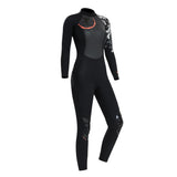Maxbell Women 1.5mm Diving Wetsuit Long Sleeve Wet Suit Jumpsuit Full Body Suit M