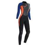 Maxbell Women 1.5mm Diving Wetsuit Long Sleeve Wet Suit Jumpsuit Fullsuit  M