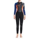 Maxbell Women 1.5mm Diving Wetsuit Long Sleeve Wet Suit Jumpsuit Fullsuit  M