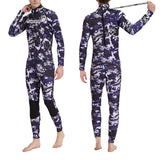 Maxbell Men 3mm Diving Wetsuit One-Piece Long Sleeve Wet Suit Jumpsuit Back Zip L