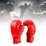 Maxbell Mma Gloves Fitness Martial Arts Breathable Adult Children Kick Boxing Gloves Red Adult