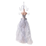 Maxbell Resin Lady Mannequin Jewelry Bracelet Earring Display Stand Rack Silver #5 - Aladdin Shoppers