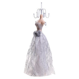 Maxbell Resin Lady Mannequin Jewelry Bracelet Earring Display Stand Rack Silver #5 - Aladdin Shoppers