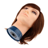 Maxbell Human Hair Male Mannequin Head Hairdresser Training Cosmetology Doll Head