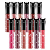 Maxbell Waterproof Makeup Liquid Lipstick Moisturizing Long Lasting Lip Gloss Tint Rose Red