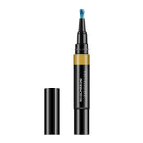 Maxbell One Step Gel Nail Polish Pen 3 in 1 Soak Off UV LED Nail Varnish Lacquer Dark Blue