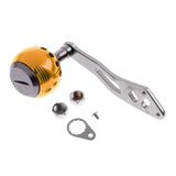 Maxbell Power Fishing Reel Handle with Knob for Baitcasting Reel / Round Reel Gold