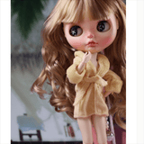 12inch Fashion Girl Dolls Clothes 1/6 Ball Jointed Doll Bathrobe Pajama Outfits With Waistband For Blythe Dolls Custom Accessory - Aladdin Shoppers
