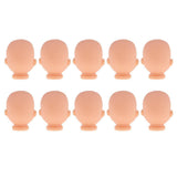 Maxbell Reborn Kits Mini Baby Heads Mold Bald Head Sculpt For 5inch Mini Bathing Doll Custom Making Accessory 10 Pieces - Aladdin Shoppers