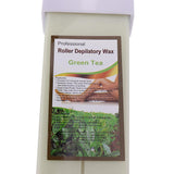 Maxbell 100g Roll On Depilatory Wax Cartridge Heater Waxing Hair Removal green tea