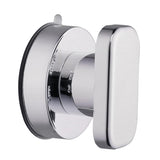 Maxbell Bathroom Shower Suction Cup Safety Knobs Handle Exterior Interior Silver