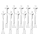 Maxbell 10 Pieces Two-in-One Multi-Use Waxing Applicator Sticks Hair Removal Spatula