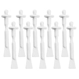 Maxbell 10 Pieces Two-in-One Multi-Use Waxing Applicator Sticks Hair Removal Spatula