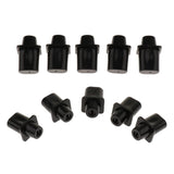 Maxbell 10 Pieces Toggle Switch Tips Knobs Cap Black for Tele TL Electric Guitar Parts - Aladdin Shoppers