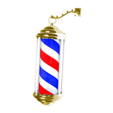 Maxbell Barber Pole Light Classic Barber Shop Pole LED for Indoor Outdoor Hair Salon 40 red blue white