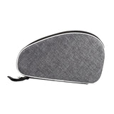 Maxbell Table Tennis Racket Case Protective Outdoor and Indoor Storage Racket Pocket Gray
