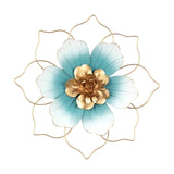 Maxbell Metal Flower Wall Art Decor Wall Hanging Decor for Living Room Bathroom Home