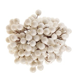 Maxbell 40-head Mini Artificial Fruit Berry Christmas Wedding Decoration White