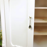 Maxbell Antique Bronze Creative Spoon Design Kitchen Cabinet Closet Drawer Pull Handle 76mm