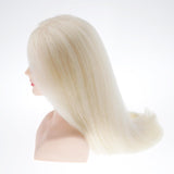 Human Hair Styling Mannequin Head Salon Training Manikin Head 27'' Beige