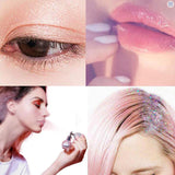 Maxbell Highlighter Powder Spray Shiny Makeup Spray Brighten for Body Pearl White