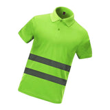 Max Reflective T Shirt Safety Quick Dry High Visibility Short Sleeve Green XL