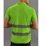 Max Reflective T Shirt Safety Quick Dry High Visibility Short Sleeve Green XL