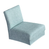 Max Stretch Chair Cover Slipcovers for Low Short Back Chair Bar Stool Chair Blue - Aladdin Shoppers