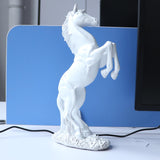 Horse Statue Home Decoration Sculpture Resin Modern Decorative Figure White