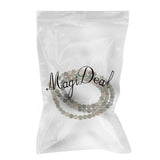 Maxbell 4xBlood Agate Round Gemstone Loose Beads Strand 4mm / 15.5 Inch