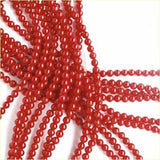 Maxbell 11x5mm Natural Red Coral Round Loose Beads Strand 16 Inch