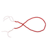 Maxbell 11x5mm Natural Red Coral Round Loose Beads Strand 16 Inch