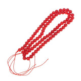 Maxbell 11x5mm Natural Red Coral Round Loose Beads Strand 16 Inch