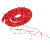 Maxbell 11x5mm Natural Red Coral Round Loose Beads Strand 16 Inch