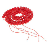 Maxbell 11x5mm Natural Red Coral Round Loose Beads Strand 16 Inch