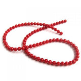 Maxbell 11x5mm Natural Red Coral Round Loose Beads Strand 16 Inch