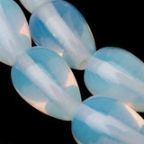 Maxbell 8 x 12mm Drop Bead Opal Stone Gemstone Loose Beads 15 Inch