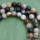 Maxbell 2x strand 6mm 15.5'' Agate ROUND GEMSTONE LOOSE BEADS Jewelry Craft Finding