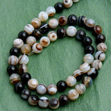 Maxbell 2x strand 6mm 15.5'' Agate ROUND GEMSTONE LOOSE BEADS Jewelry Craft Finding