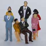 Maxbell 150 Model Train Railway Diorama Scenery People Figures Passengers 1:50 O Scale