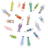 Maxbell 150 Model Train Railway Diorama Scenery People Figures Passengers 1:50 O Scale