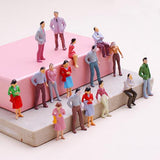 Maxbell 150 Model Train Railway Diorama Scenery People Figures Passengers 1:50 O Scale