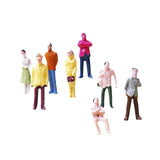 HO OO N Scale Tree with Passenger Figure Model Toy Layout for Diorama Scene