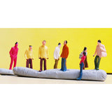 HO OO N Scale Tree with Passenger Figure Model Toy Layout for Diorama Scene