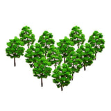 Maxbell 15xModel Trees Train Set Plastic Trunks Scenery Landscape HO N Scale - 10PCS