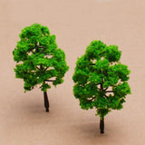 Maxbell 15xModel Trees Train Set Plastic Trunks Scenery Landscape HO N Scale - 10PCS