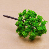 Maxbell 15xModel Trees Train Set Plastic Trunks Scenery Landscape HO N Scale - 10PCS