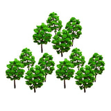 Maxbell 15xModel Trees Train Set Plastic Trunks Scenery Landscape HO N Scale - 10PCS