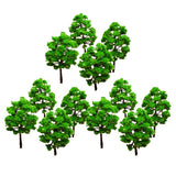 Maxbell 15xModel Trees Train Set Plastic Trunks Scenery Landscape HO N Scale - 10PCS