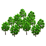 Maxbell 15xModel Trees Train Set Plastic Trunks Scenery Landscape HO N Scale - 10PCS
